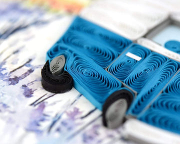 Quilled Road Trip Greeting Card